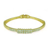 B-0436 New alloy gold bangle simple 2 style  fashion jewelry gift