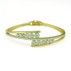 B-0436 New alloy gold bangle simple 2 style  fashion jewelry gift
