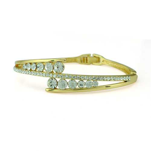 B-0436 New alloy gold bangle simple 2 style  fashion jewelry gift
