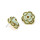 E-3383 Fashion Style Gold Plated Alloy Enamel Flower Earrings Ear Stud