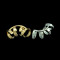 E-3382 Korean Fashion Jewelry Silver Gold Plated Charming Rhinestone Hollow Out Ear Cuff No Pierced Clip Earrings