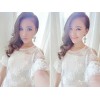 E-3376 Fashion Jewelry Gold Plated Crystal Rhinestone Flower Drop Dangle Earrings