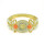 B-0446 European Fashion Style Wide Gold Bangle Watch Rhinestone Alloy Bracelets wristwatch
