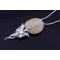 N-5325 New Lord Of The Style Princess Evening Star Pendant Necklace Crystal Twilight Star Chain Statement Necklace
