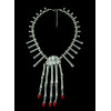 N-5326 European and American style retro exaggerated gold plated alloy bone necklace