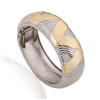 B-0412  9 Styles Vintage Silver Golden Wide Chain Simple Pearl Bead Pattern Cuff  Bangle Bracelet 9 Design