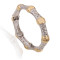 B-0412  9 Styles Vintage Silver Golden Wide Chain Simple Pearl Bead Pattern Cuff  Bangle Bracelet 9 Design