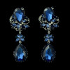 E-3390 European Style design jewelry flower rhinestone big crystal dangle earring