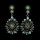 E-3392 2015 Vintage Bohemian Style Red Black Blue Crystal Water Drop Gold Plated Rhinestone Big Dangle Earrings For Women Fashion Jewelry