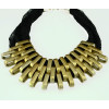 N-5268 New black 1 colors multilayer wide chain geometry collar   necklace jewelry women