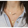 N-5364 fashion style gold plated alloy multilevel personalized jewelry necklace 2 styles