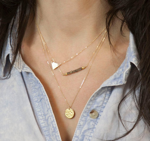 N-5364 fashion style gold plated alloy multilevel personalized jewelry necklace 2 styles