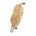 F-0217 European style gold plated leaf simple hairclip