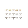 R-1183 fashion korea  gold/silver/gun black 3 colros pearl crystal  ring  5pcs/set midi ring