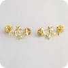 P-0170 Korea style gold silver plated star pin brooch