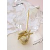 F-0225 fashion style silver gold alloy starfish conch charm hair clips hair pins