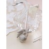 F-0225 fashion style silver gold alloy starfish conch charm hair clips hair pins