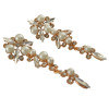 E-3454 Fashion style Gold/silver plated Pearl rhinestone Earrings Jewelry