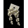 E-3453 Fashion Trendy Gold Silver Statement Long Dangle Pearl Earrings Elegant Rhinestone Crystal Tassel Wedding Earrings