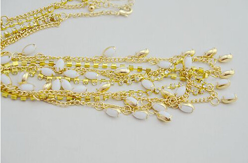 F-0238 Korea Fashion Style Gold Link Chian Hair Band Hait Accessories