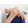 R-1195 Korea style hollow-out index finger ring Roman character leaf ring set for women
