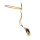 F-0241 European and American original single large hole Turquoise Beads headdress hair accessories