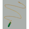 N-5430  New Fashion Colorful Natural Quartzs Stone Pendant Necklace