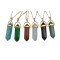 N-5430  New Fashion Colorful Natural Quartzs Stone Pendant Necklace