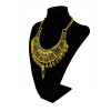 N-5441 Bohemian Women Jewelry Vintage Gold/Silver Chain Alloy Carving Acrylic Flower Round Figure Tassels Hollow Wide Statement Necklaces