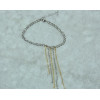 B-0484 European and American fashion simple style metal chain tassel anklets heels Accessories Foot Anklets