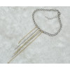 B-0484 European and American fashion simple style metal chain tassel anklets heels Accessories Foot Anklets