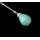 E-3475 Bohemian Vintage Style Silver Plated Alloy Turquoise Water Drop Long Dangle Drop Earrings for Women