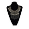 N-5473 European 2015 new design statement necklace gold/silver plated pendant tassel necklaces choker for fashion women