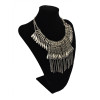 N-5473 European 2015 new design statement necklace gold/silver plated pendant tassel necklaces choker for fashion women
