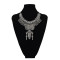 N-5478 2015 European Fashion Style Gold Plated Choker rhinestone Crystal Large Pendant Necklace for Women