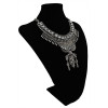 N-5478 2015 European Fashion Style Gold Plated Choker rhinestone Crystal Large Pendant Necklace for Women