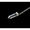 N-5495 Fashion style gold silver plated alloy blue long chain crystal turquoise pendant necklace
