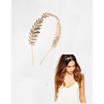 F-0248 European Style White Silver Color Leaves Hairband headdress hair accessories