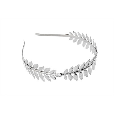 F-0248 European Style White Silver Color Leaves Hairband headdress hair accessories
