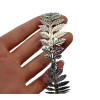 F-0248 European Style White Silver Color Leaves Hairband headdress hair accessories