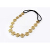 F-0008 New Comming Women hollow out silver/ gold/Bronze plated rose flower necklace/ Headband F-0008