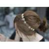 F-0008 New Comming Women hollow out silver/ gold/Bronze plated rose flower necklace/ Headband F-0008