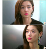 E-3098 Korea style gold plated alloy rose black blue white resin rhinestone flower stud dangle earrings