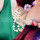 E-3232  Fashion New Gold Plated  Crystal Rhinestone Shourouk Dangle Earrings