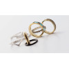 R-1182 fashion korea  black/blue bead bronze silver retro midi  ring  8pcs/set