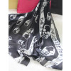 C-0065 Fashion White Black 2 Colors Letter Skull Heads Chiffon Scarves Shawl