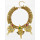N-5514 New Design Luxury Big Statement Fashion Western Women's Punk Style Crystal Flower Metal Rivets Golden Chain Choker Necklace