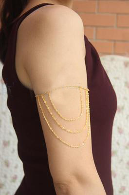 N-5661 European and American New Fashion Jewelry  sexy body jewelry golden chain multi-layers leg chain