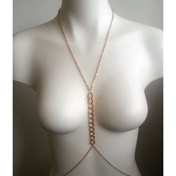 N-5547 European and American fashion Gold Plated long body chain jewelry