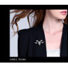 P-0186  New Korea style cavel shape Collar Brooch pin  For men jewelry